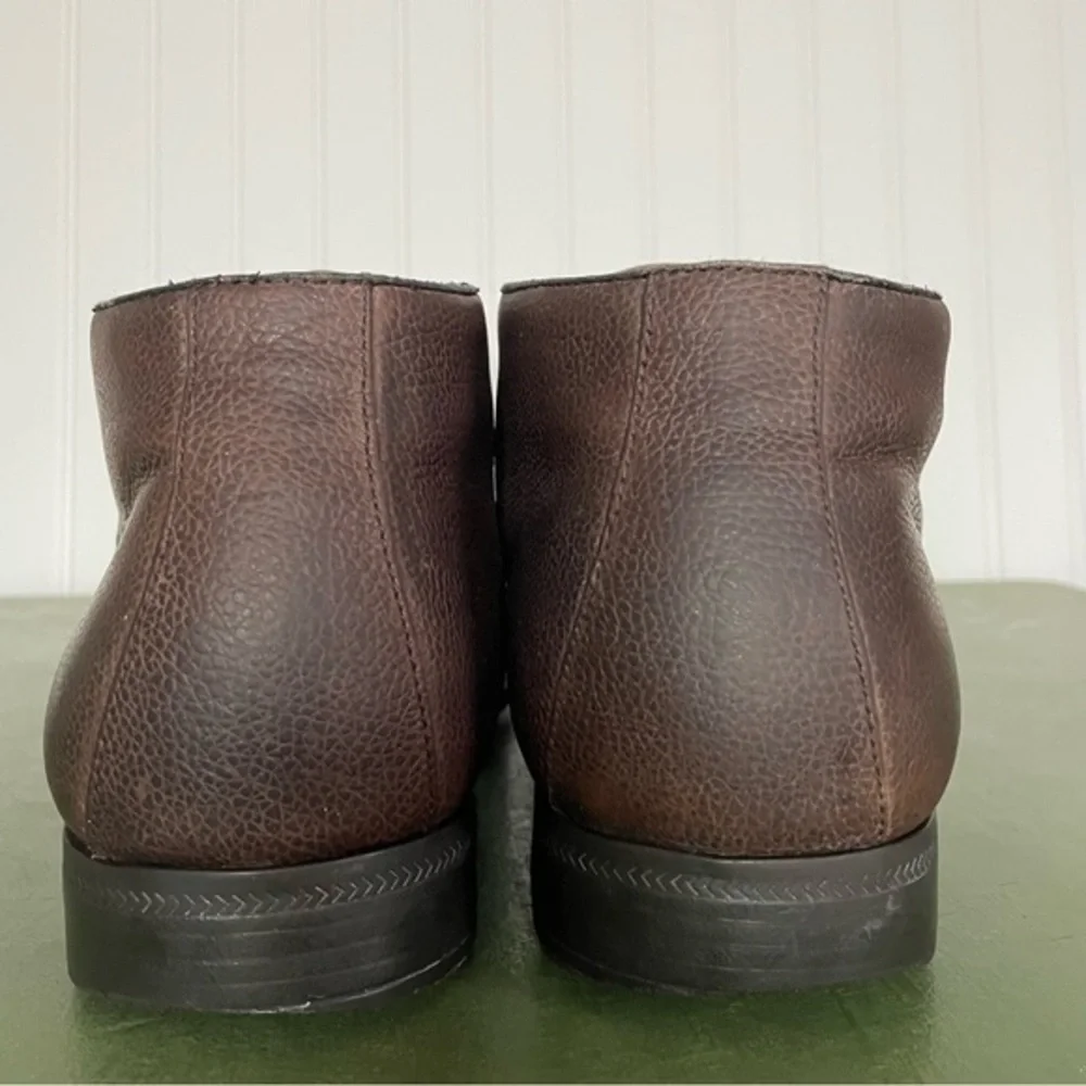 John Varvatos Classic 3-Eyelet Low Boots/Oxfords in Brown Leather